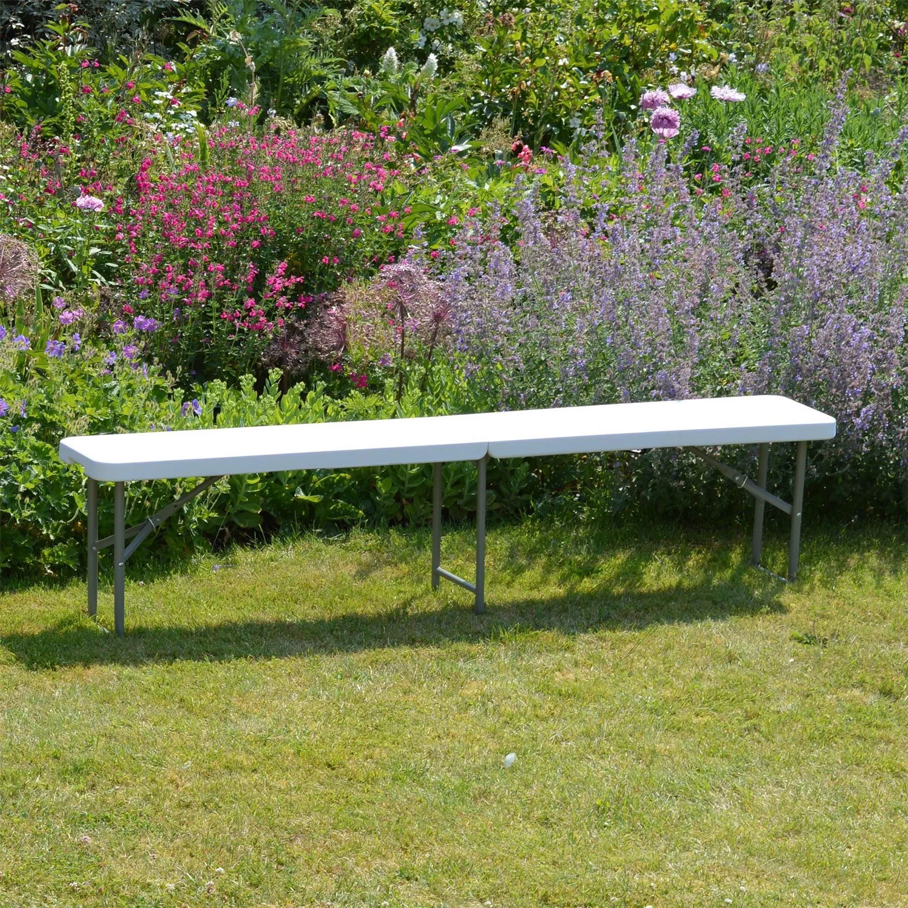 180cm Four Person Folding Trestle Bench - By Harbour Housewares