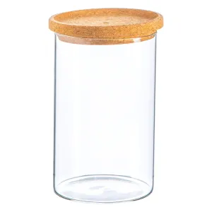 1L Scandi Storage Jar with Cork Lid - By Argon Tableware