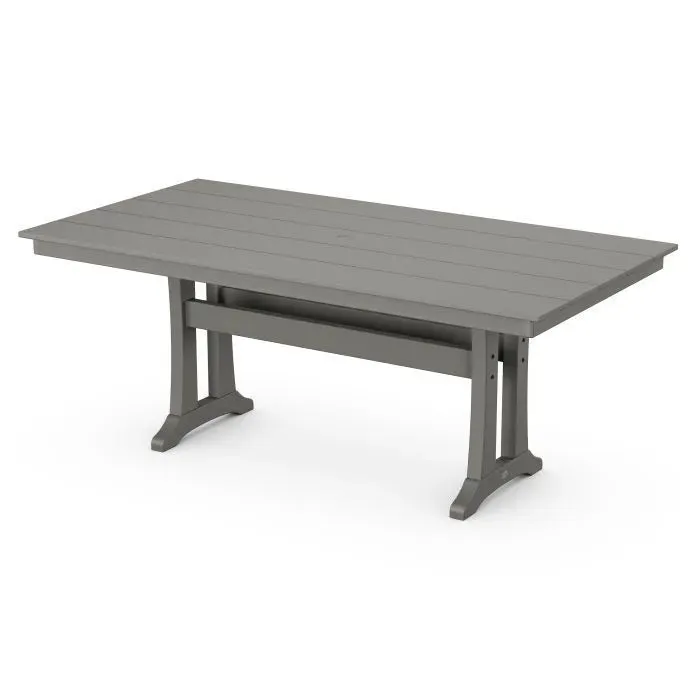 37" x 72" Farmhouse Trestle Table