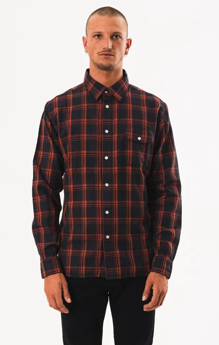 Afends Mens Ersal - Long Sleeve Shirt