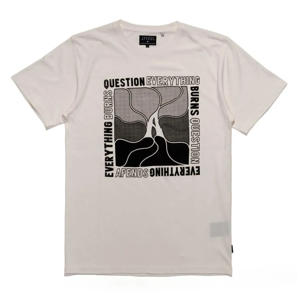 Afends Mens Everything Burns - Standard Fit Tee