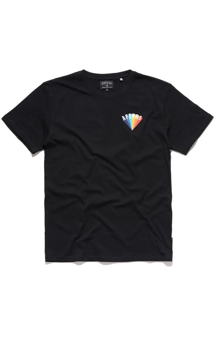 Afends Mens Hells Rainbow - Standard Fit Tee