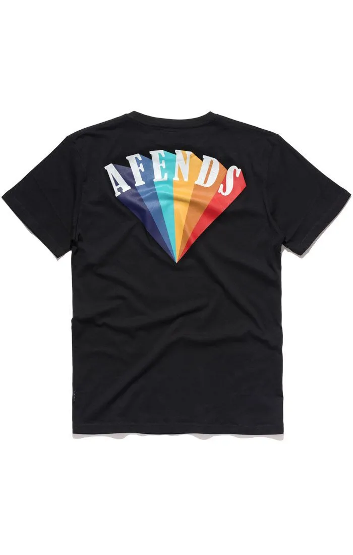 Afends Mens Hells Rainbow - Standard Fit Tee