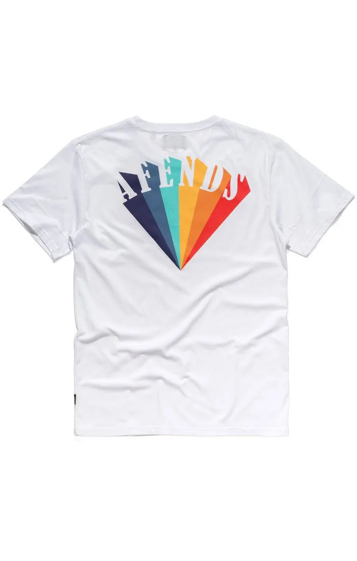 Afends Mens Hells Rainbow - Standard Fit Tee