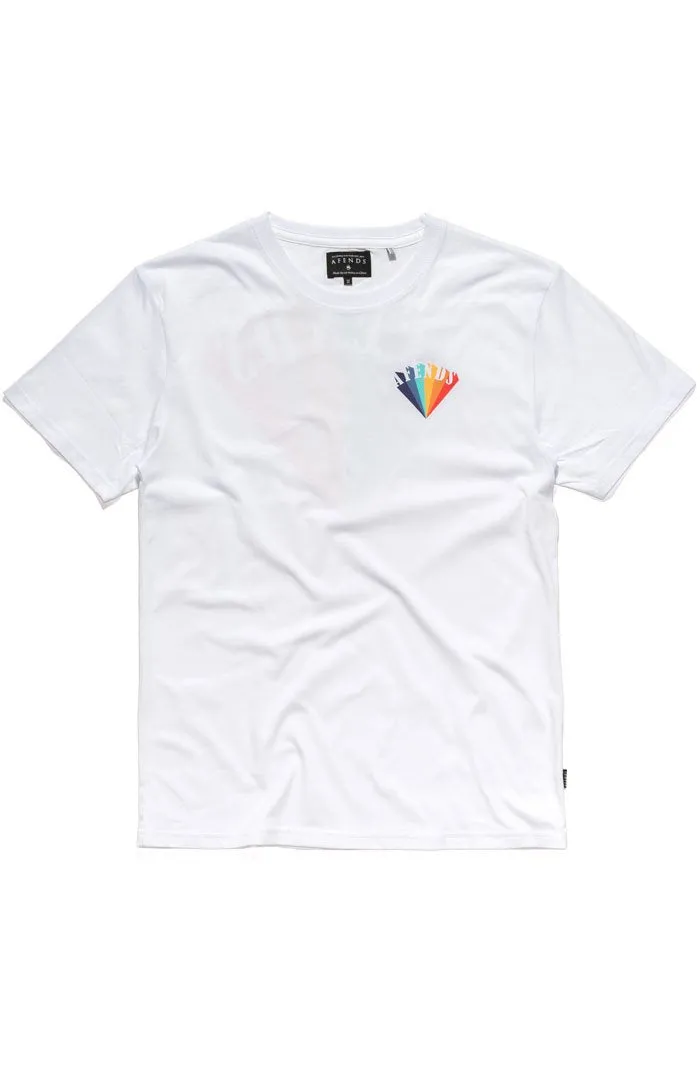 Afends Mens Hells Rainbow - Standard Fit Tee