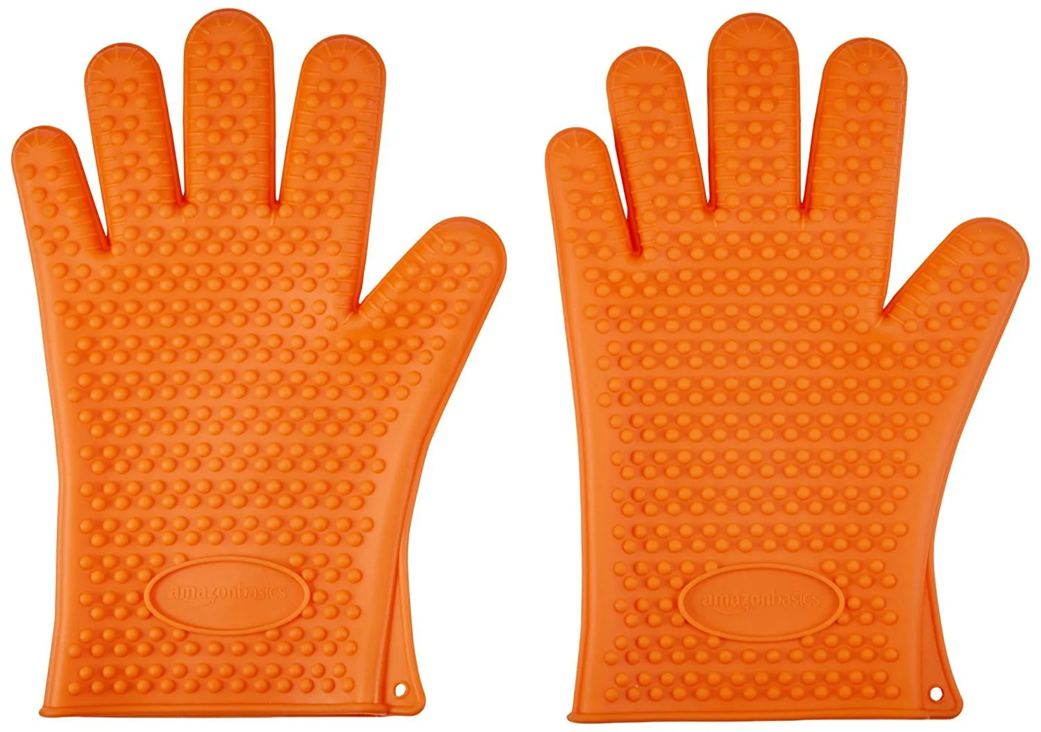 AmazonBasics Silicone BBQ Gloves, One Pair