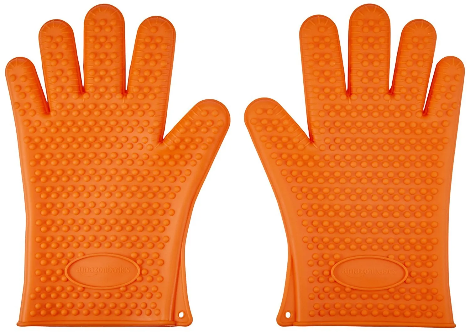 AmazonBasics Silicone BBQ Gloves, One Pair