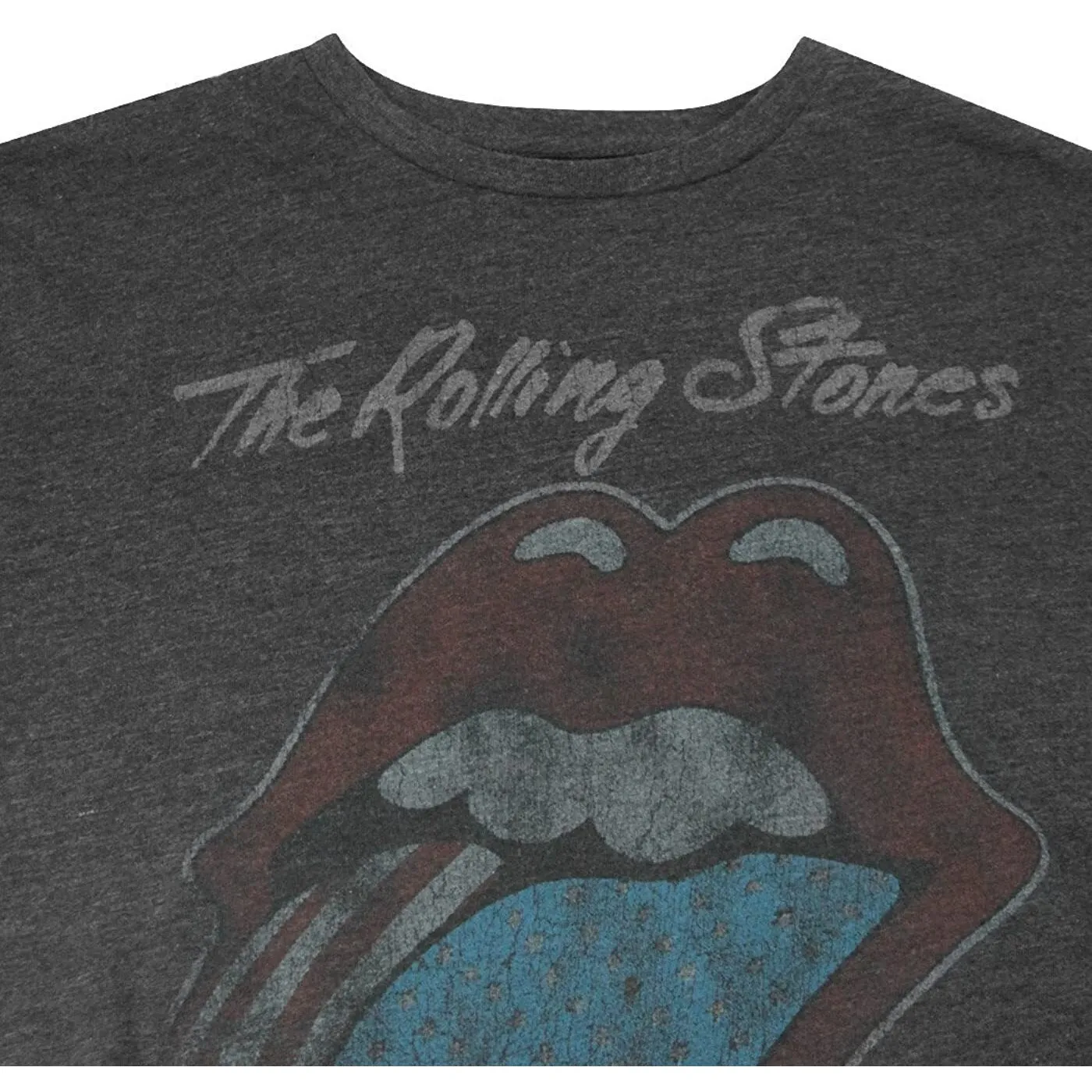 Amplified Official Mens Rolling Stones USA Tour 2 T-Shirt