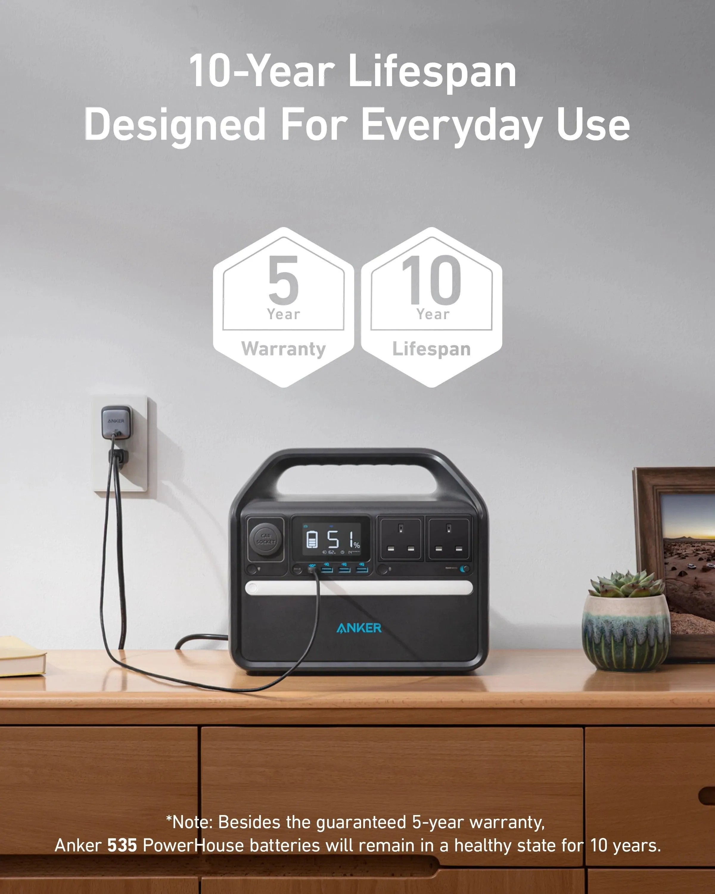 Anker 535 Portable Power Station (PowerHouse 500W / 512Wh)