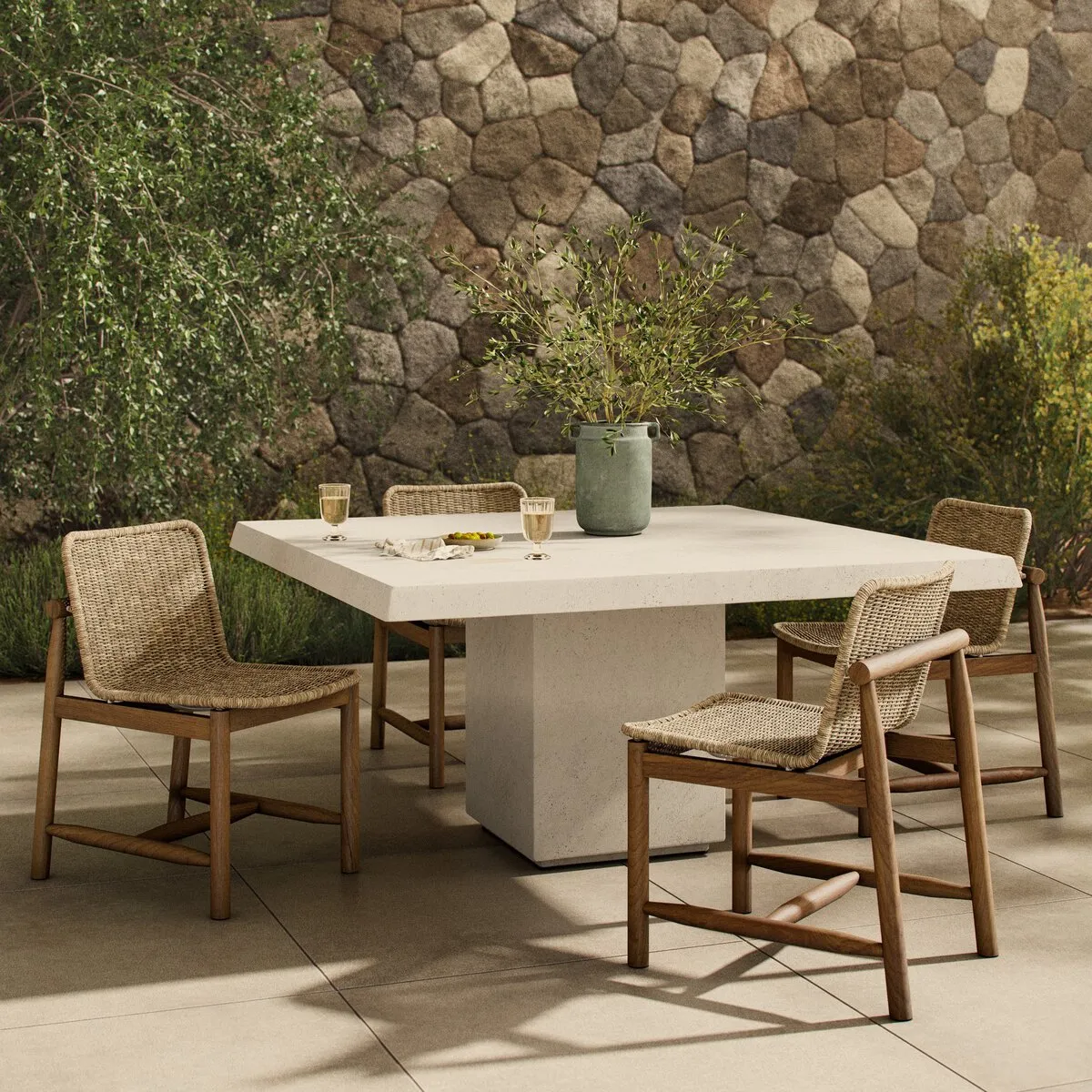 Avila Outdoor Dining Table-60"