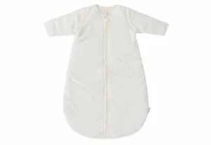 Baby Sleeping Bag with Removable Sleeves 90cm Rib - Ivory