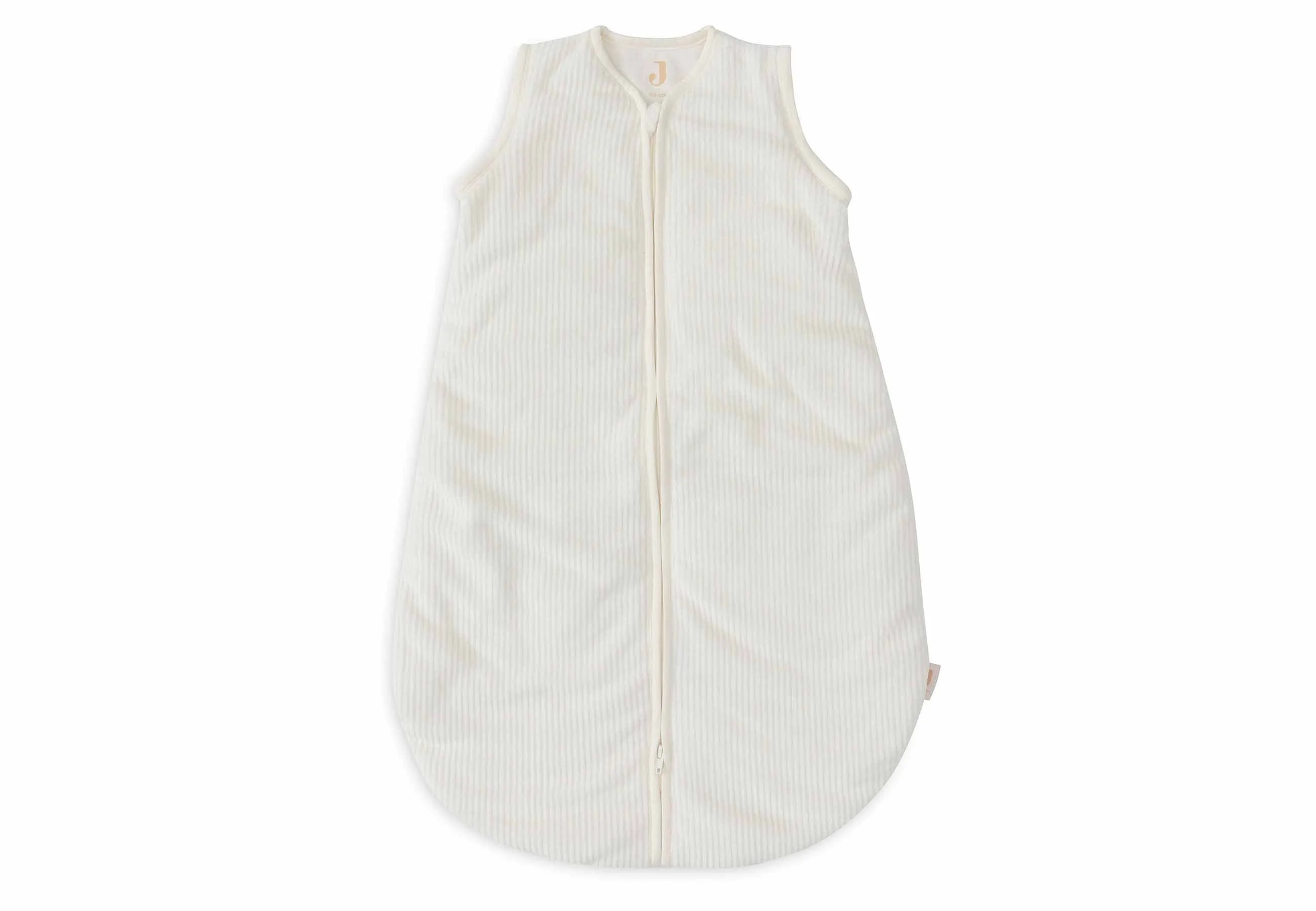 Baby Sleeping Bag with Removable Sleeves 90cm Rib - Ivory