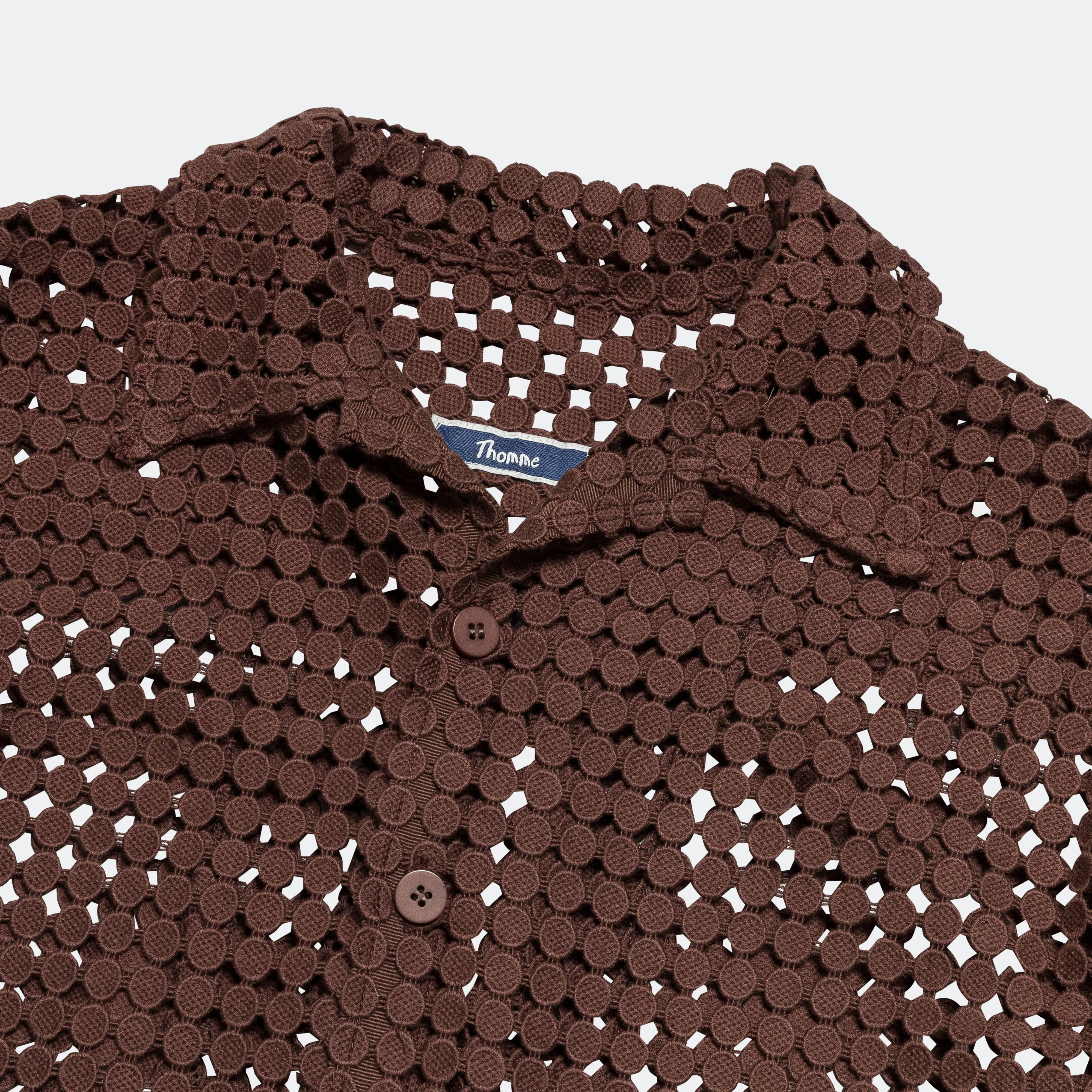 Camp Shirt Lace - Brown