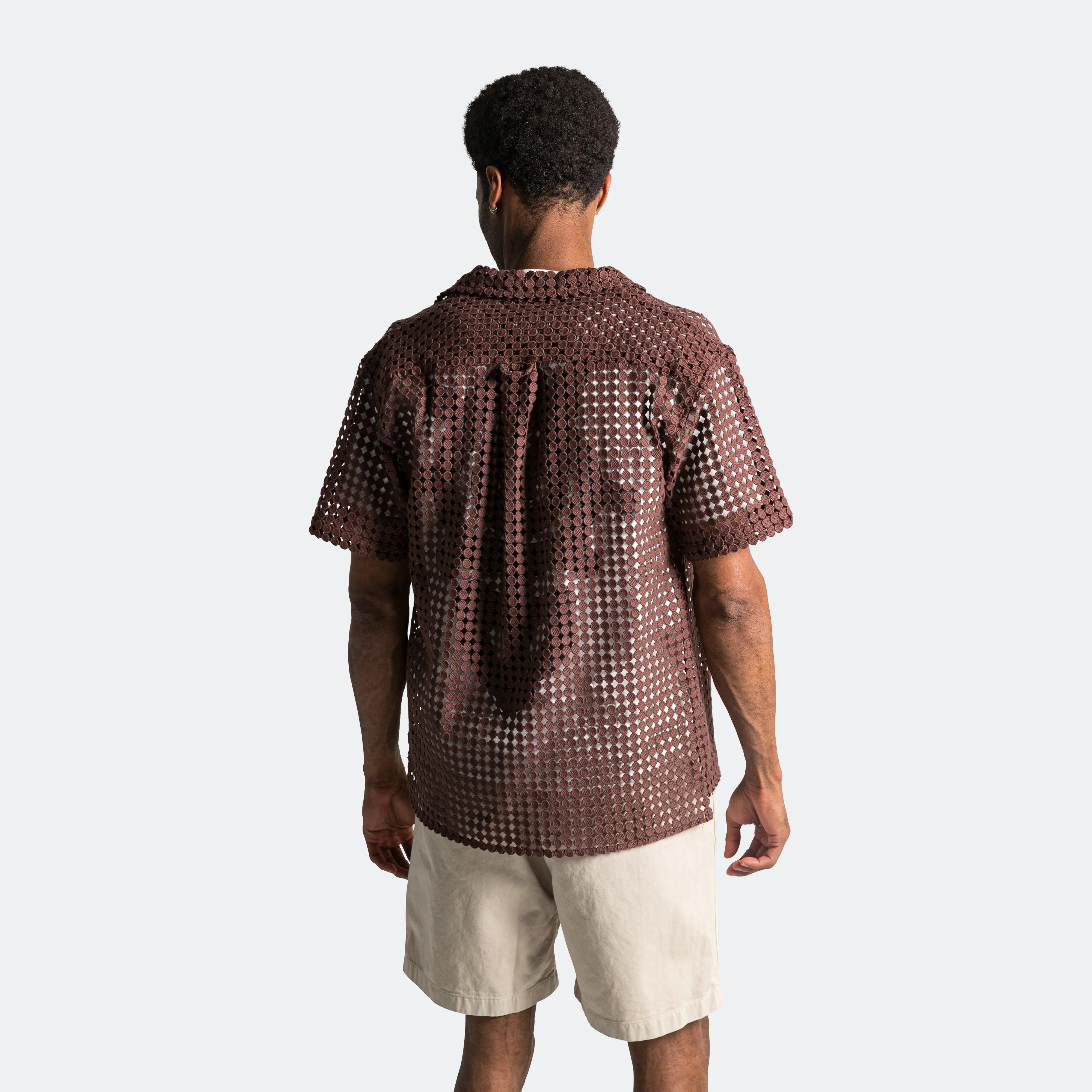 Camp Shirt Lace - Brown