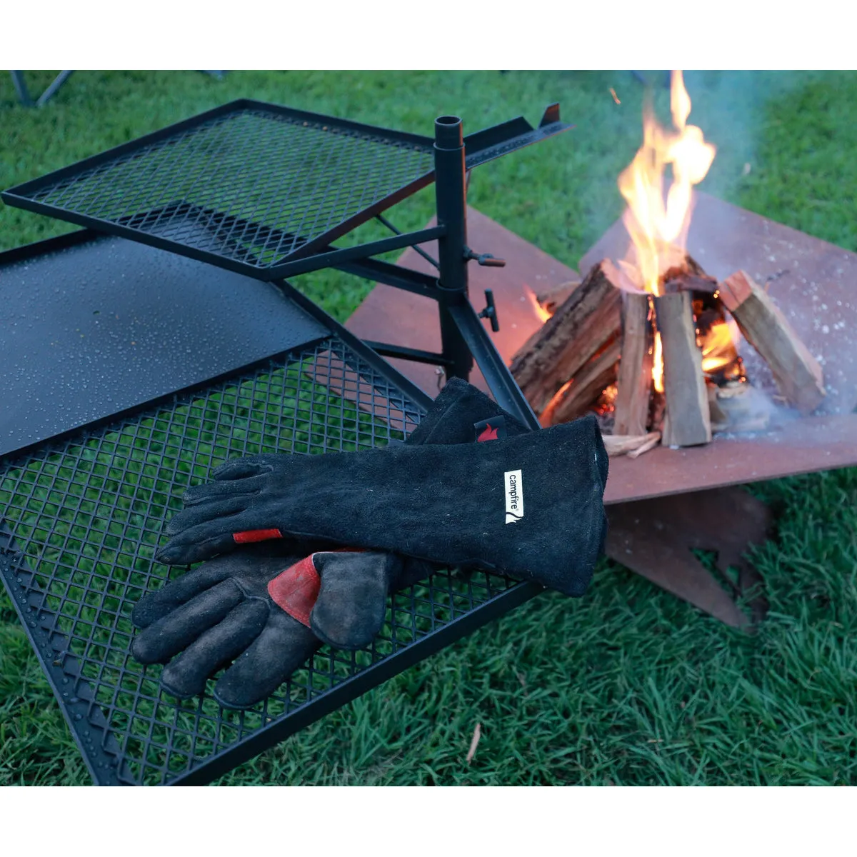 Campfire Cooking Grill Combo