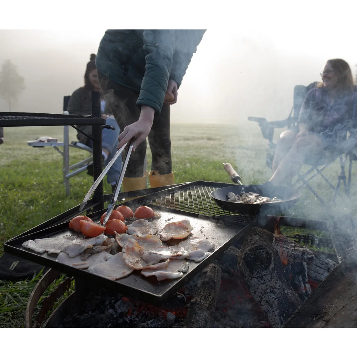 Campfire Cooking Grill Combo