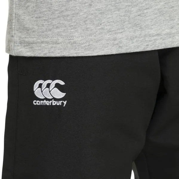 Canterbury Kids Team Tapered Cuffed Trackpant - Black