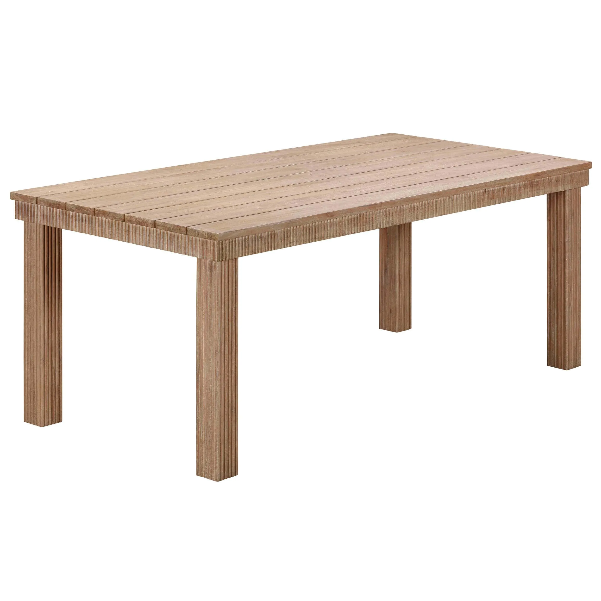 Cassie Outdoor Rectangular Dining Table, Natural