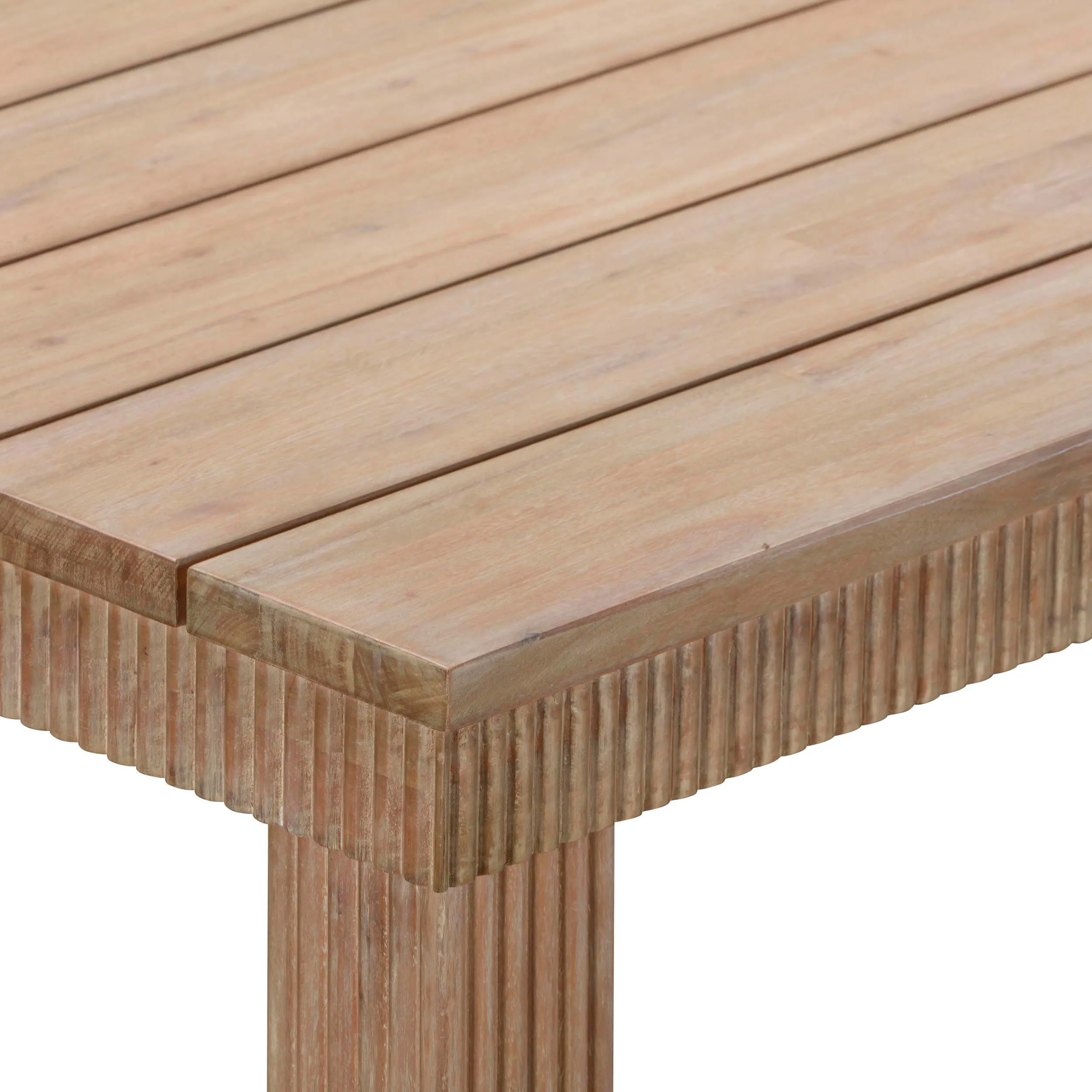 Cassie Outdoor Rectangular Dining Table, Natural