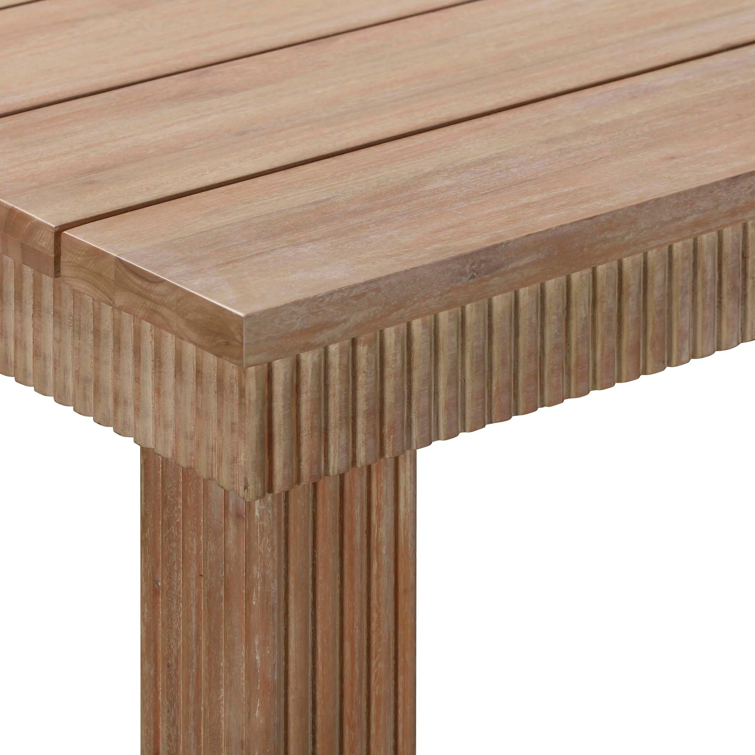 Cassie Outdoor Rectangular Dining Table, Natural