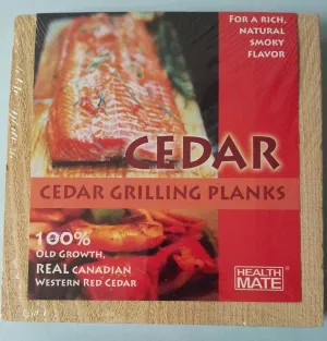 Cedar Grilling Planks - 5 3/4&quot; X 5 3/4&quot; - Pack of 2