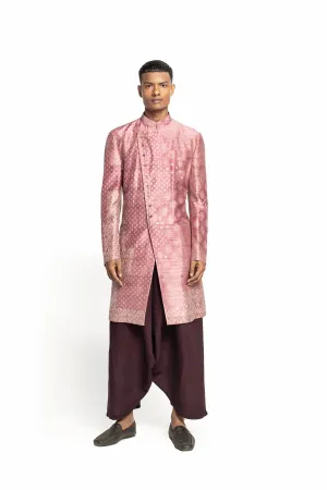 Dry Rose Ajrakh Kurta Set