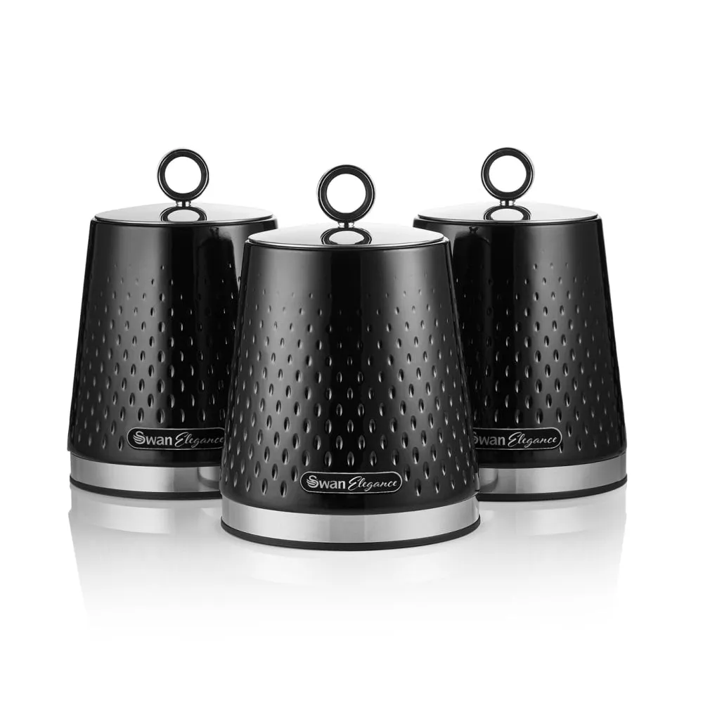 Elegance Set of 3 Canisters