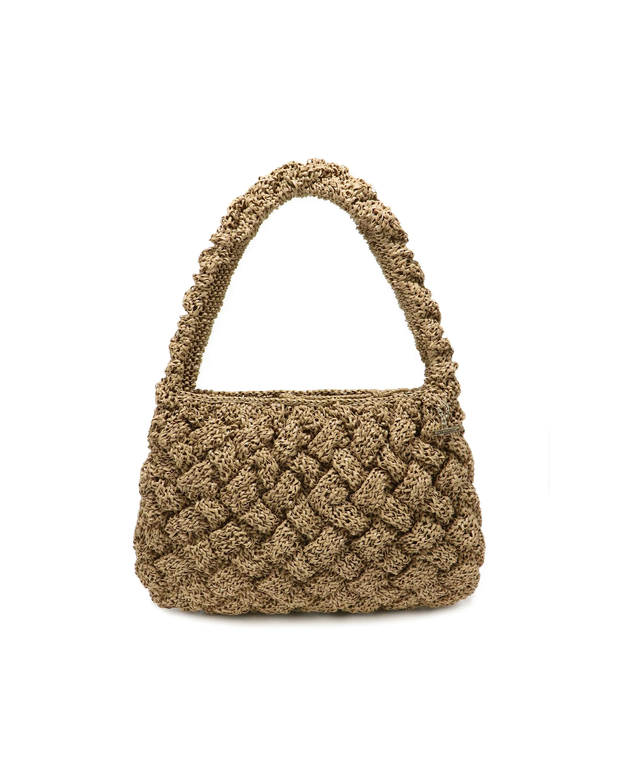 Entrelac Shoulder Wirebag