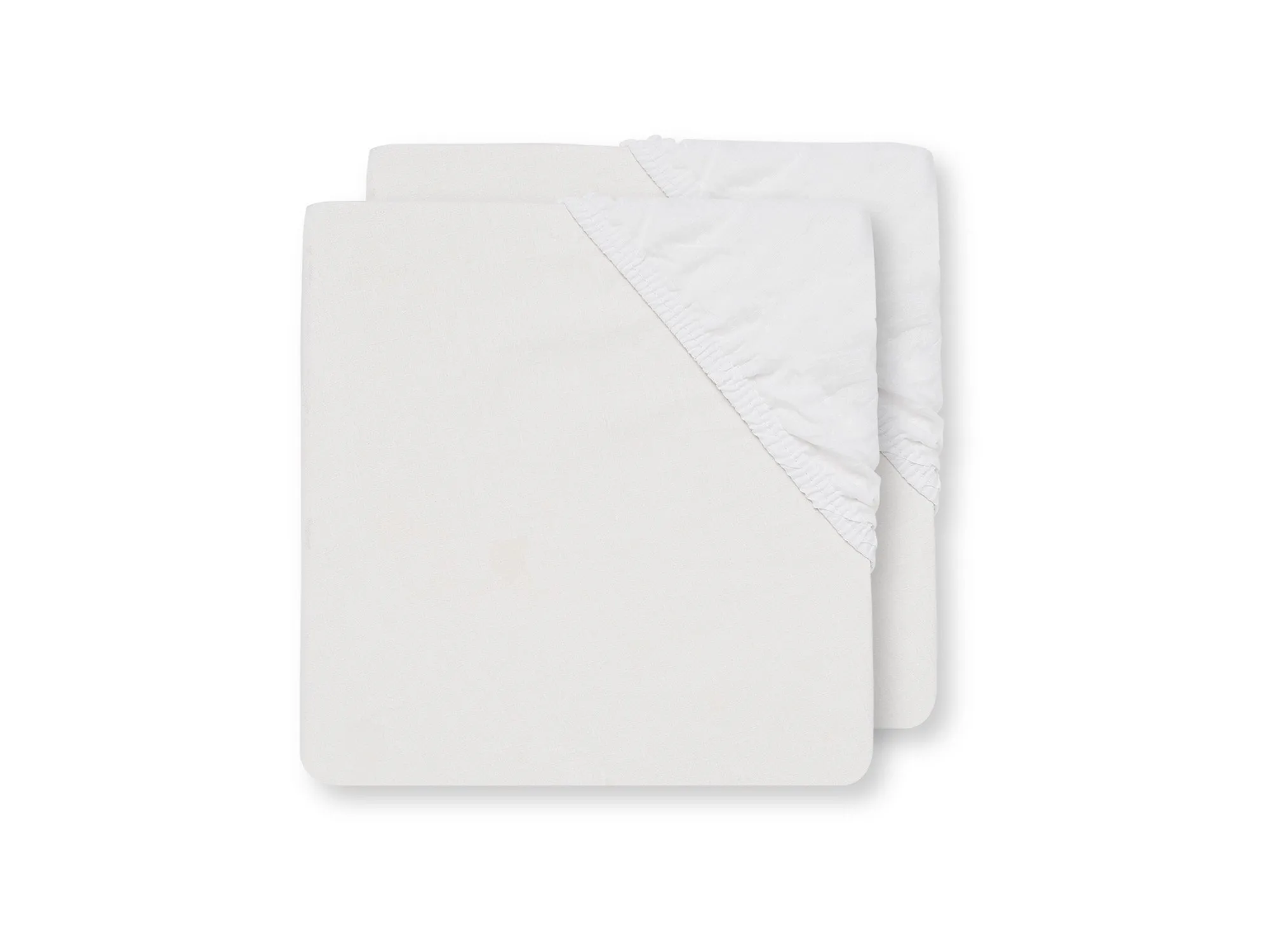 Fitted Sheet Cotton 70x140cm - White