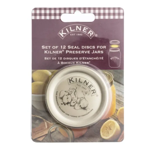 Kilner Preserve Lid Seals - Pack of 12