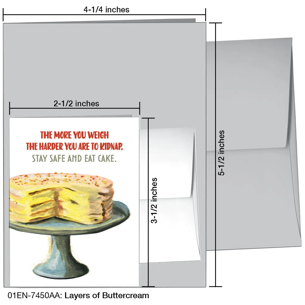 Layers Of Buttercream, Greeting Card (7450AA)