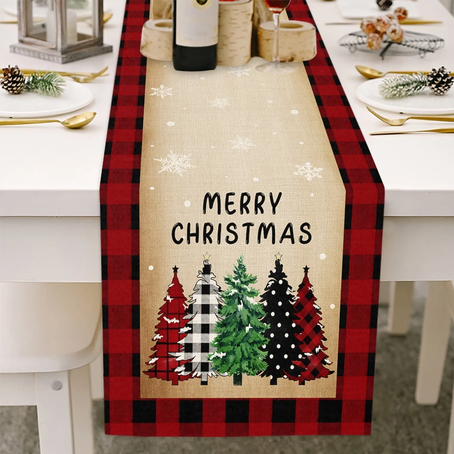 Linen Luxury Table Runner For Holiday Decor (1 Pc)