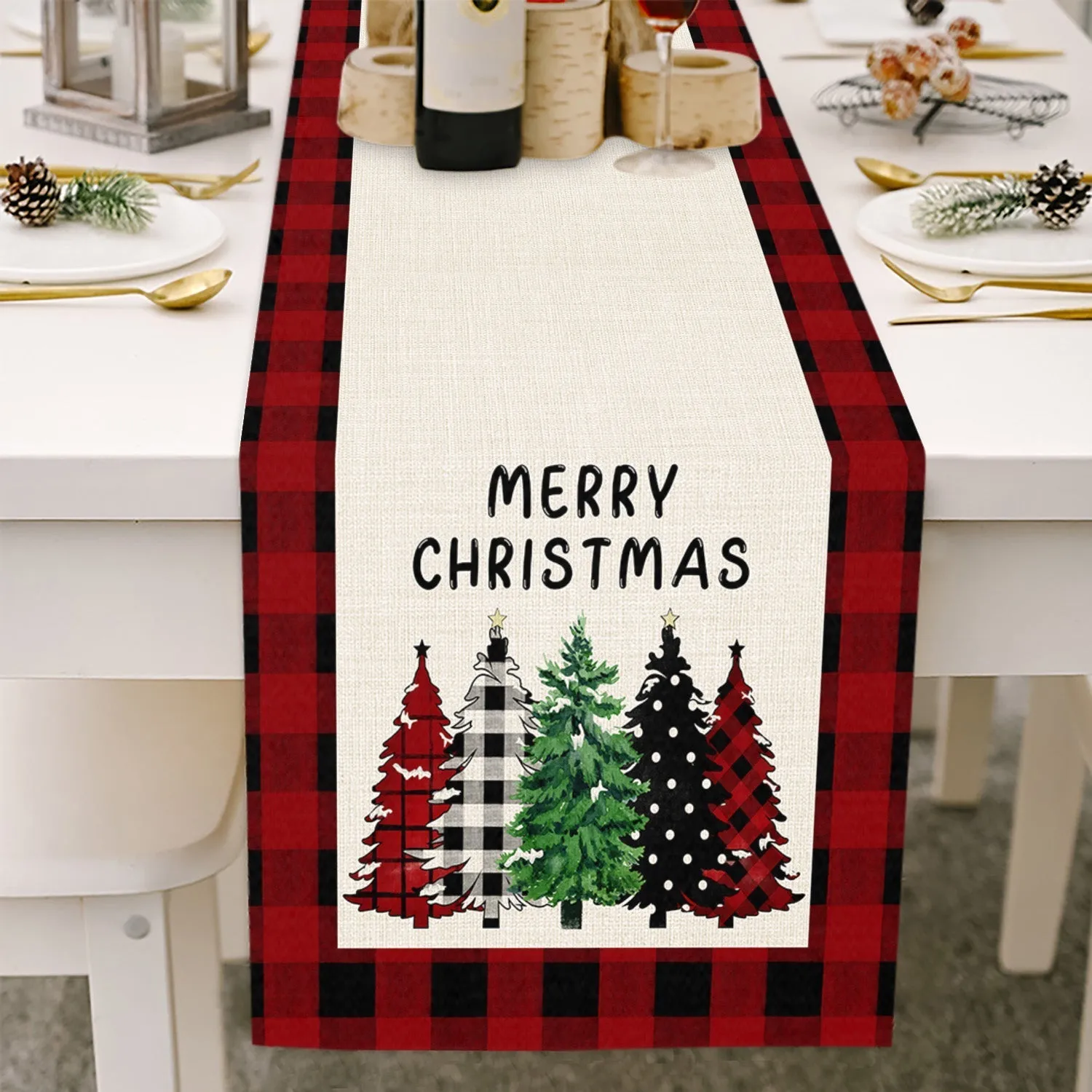 Linen Luxury Table Runner For Holiday Decor (1 Pc)