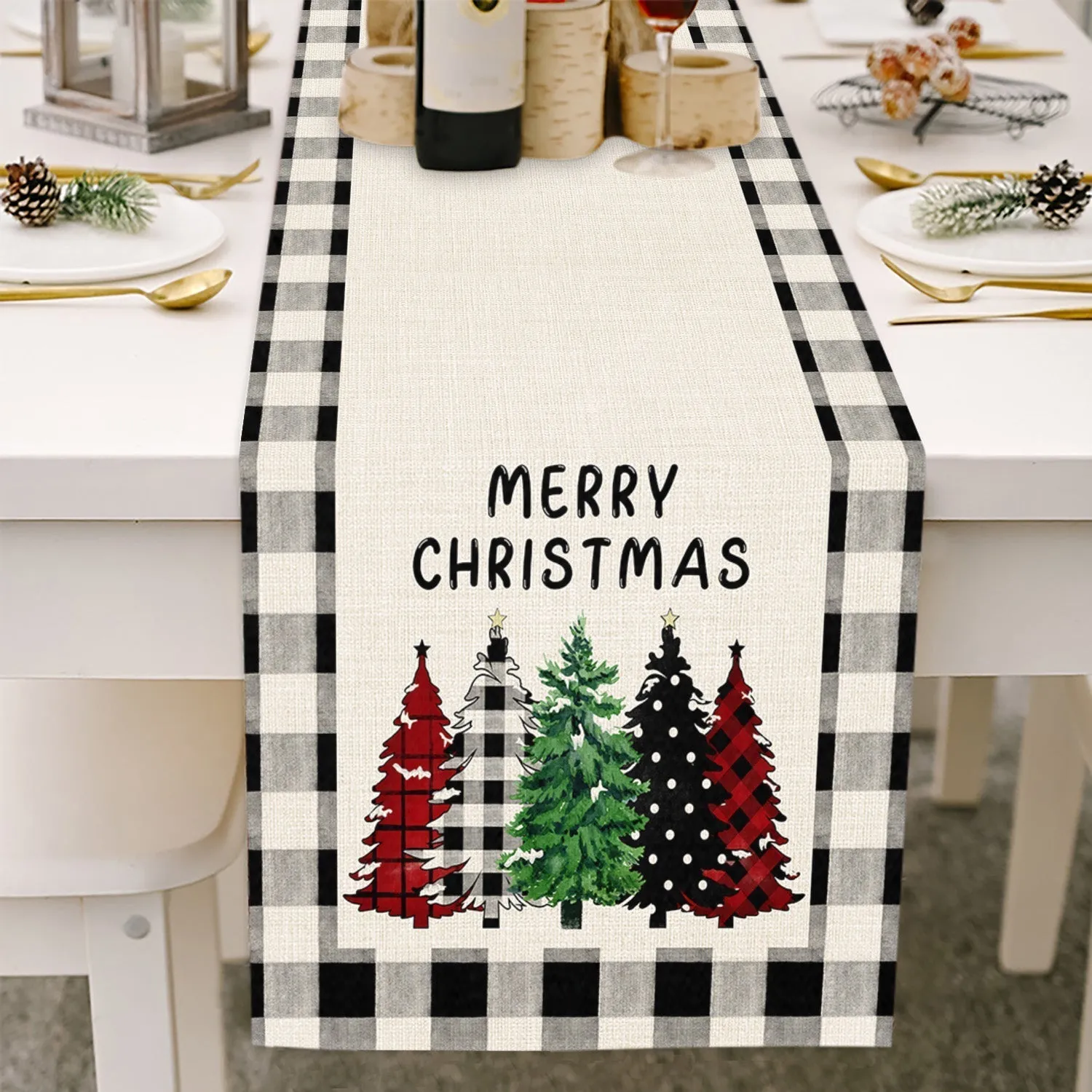 Linen Luxury Table Runner For Holiday Decor (1 Pc)