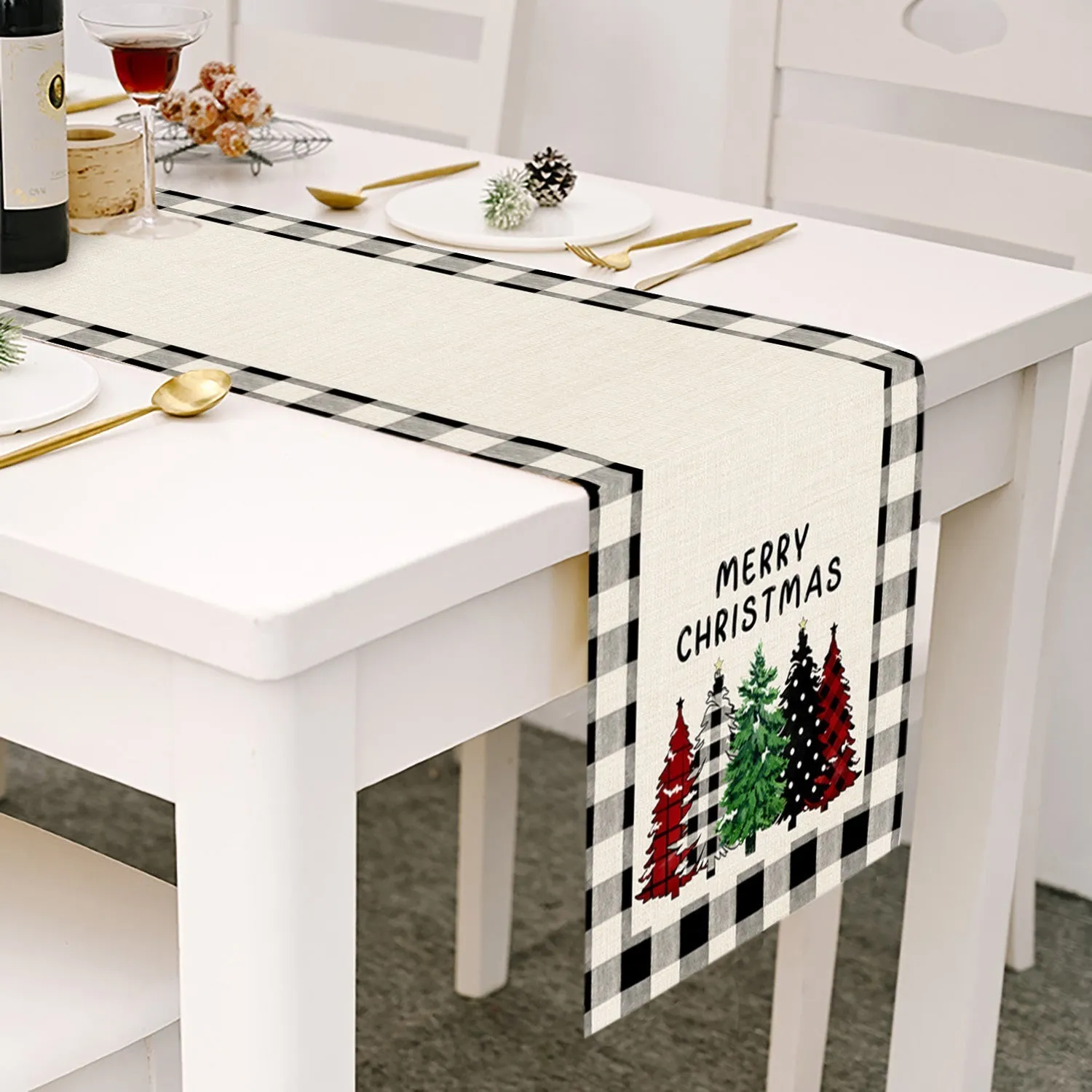 Linen Luxury Table Runner For Holiday Decor (1 Pc)