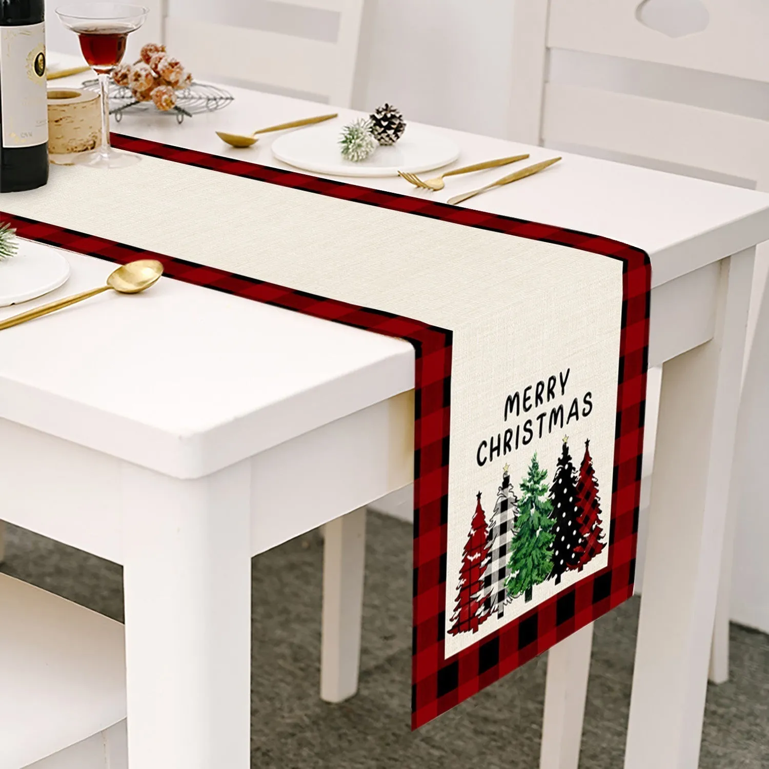 Linen Luxury Table Runner For Holiday Decor (1 Pc)