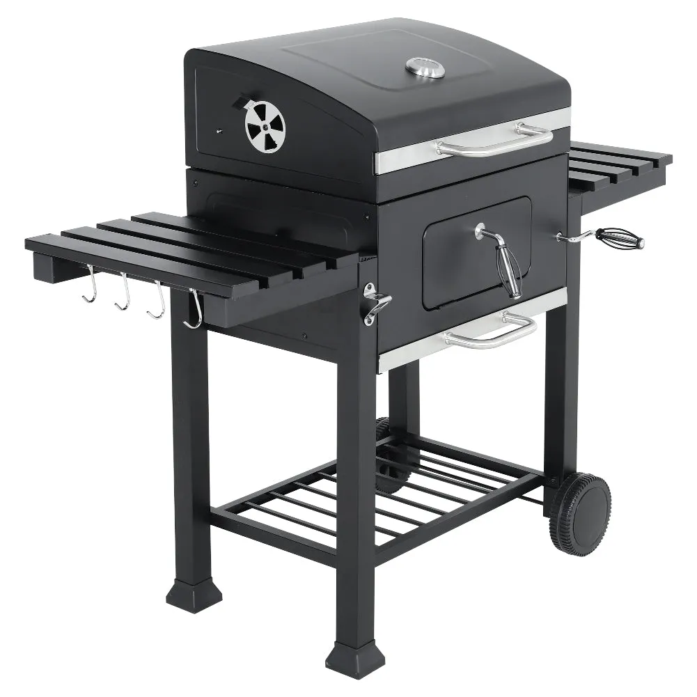 Mobile BBQ Grill Carbon Steel Picnic Cooker for Camping