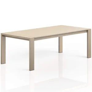 Monterey Outdoor Dining Table, Washed Brown