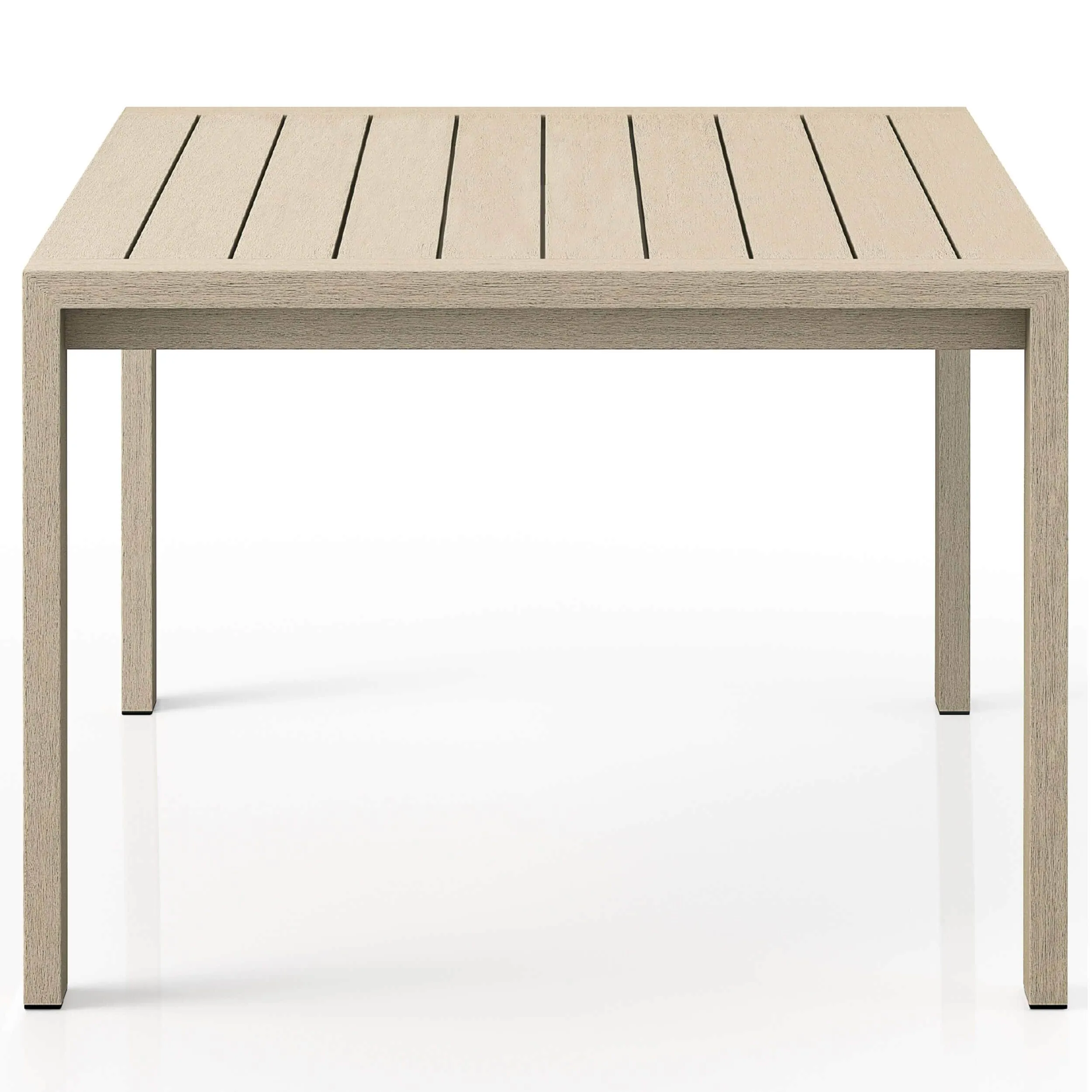 Monterey Outdoor Dining Table, Washed Brown