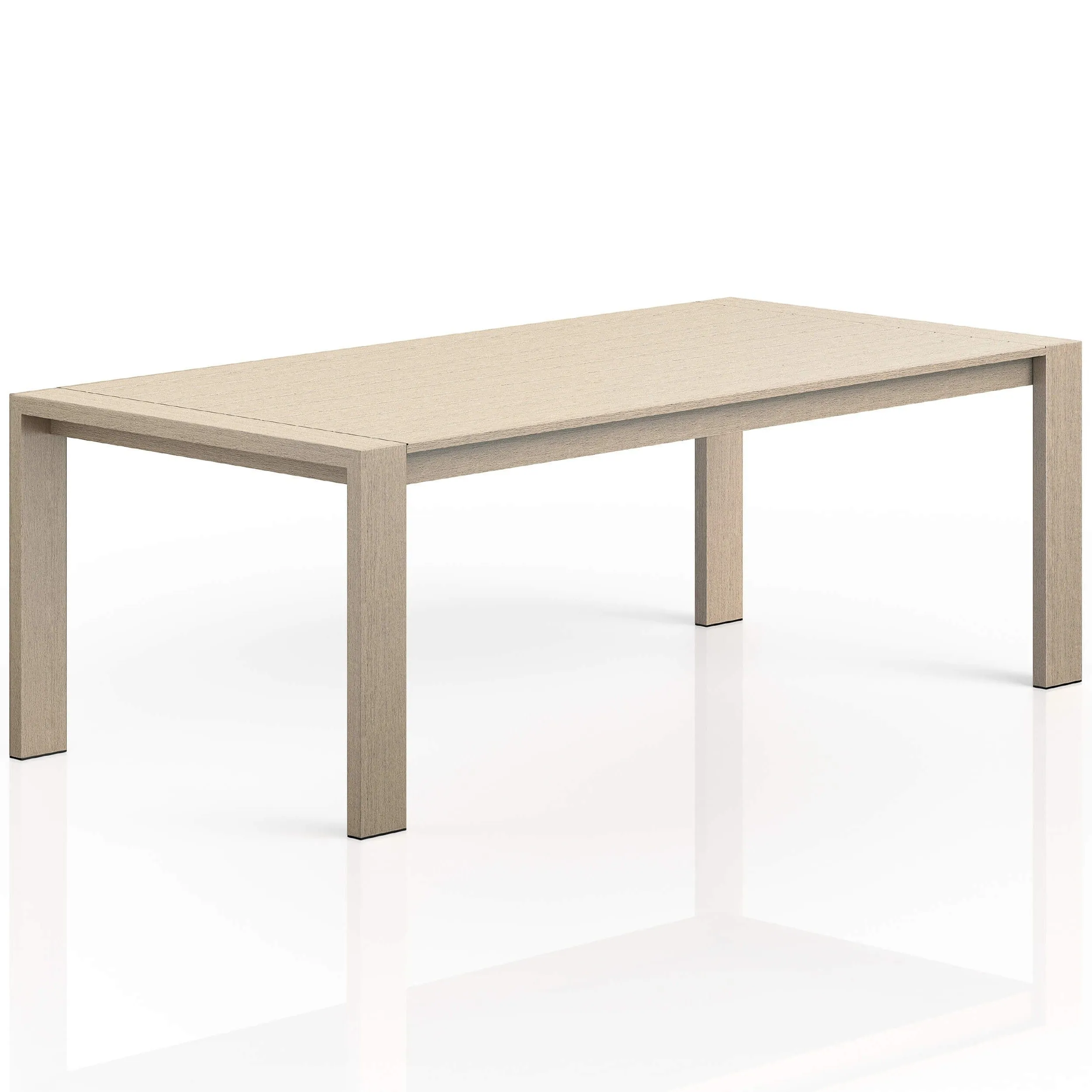 Monterey Outdoor Dining Table, Washed Brown