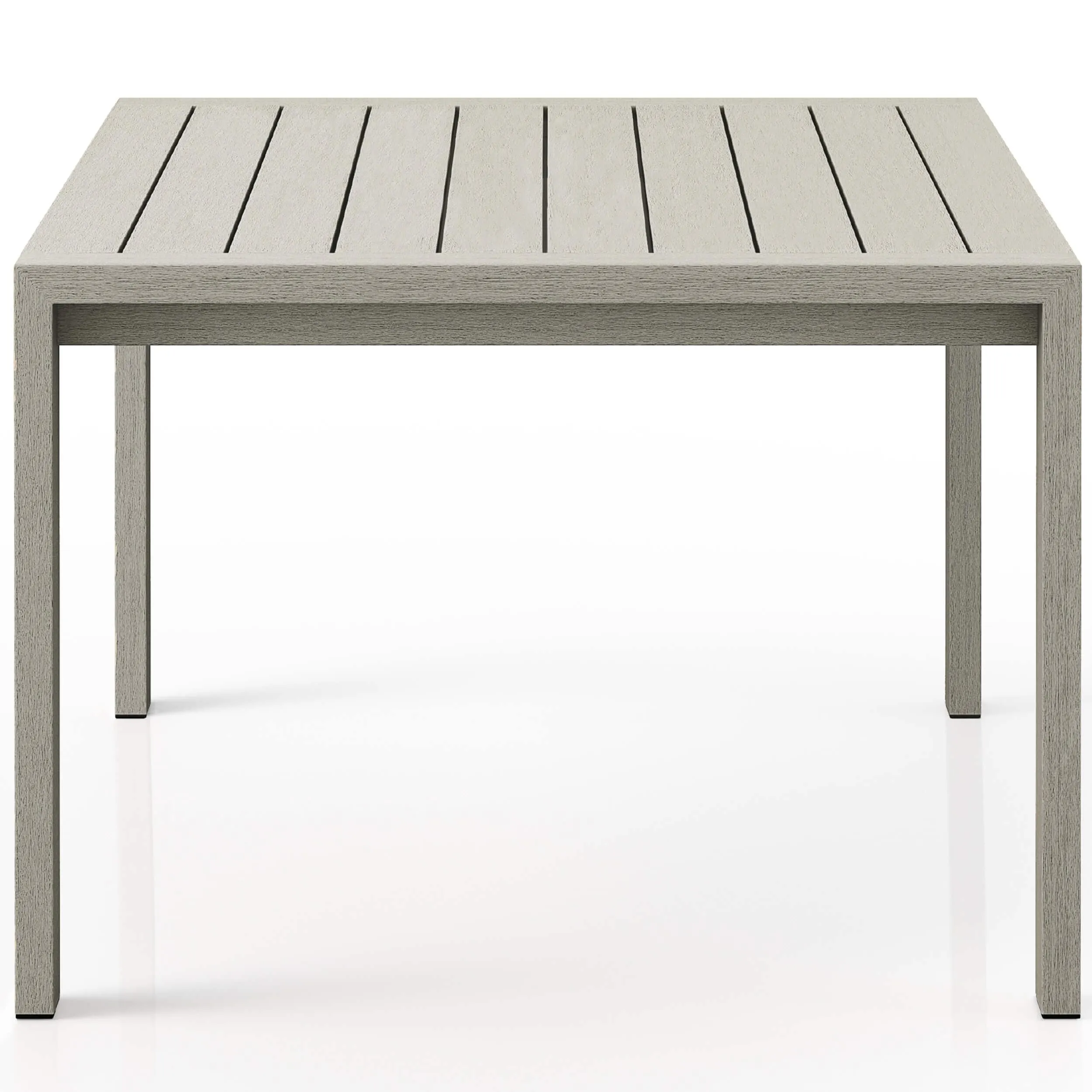 Monterey Outdoor Dining Table, Weathered Grey