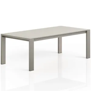 Monterey Outdoor Dining Table, Weathered Grey