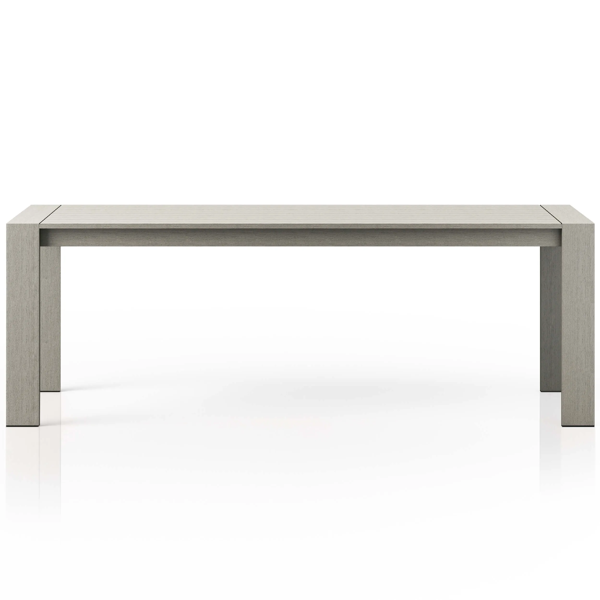 Monterey Outdoor Dining Table, Weathered Grey