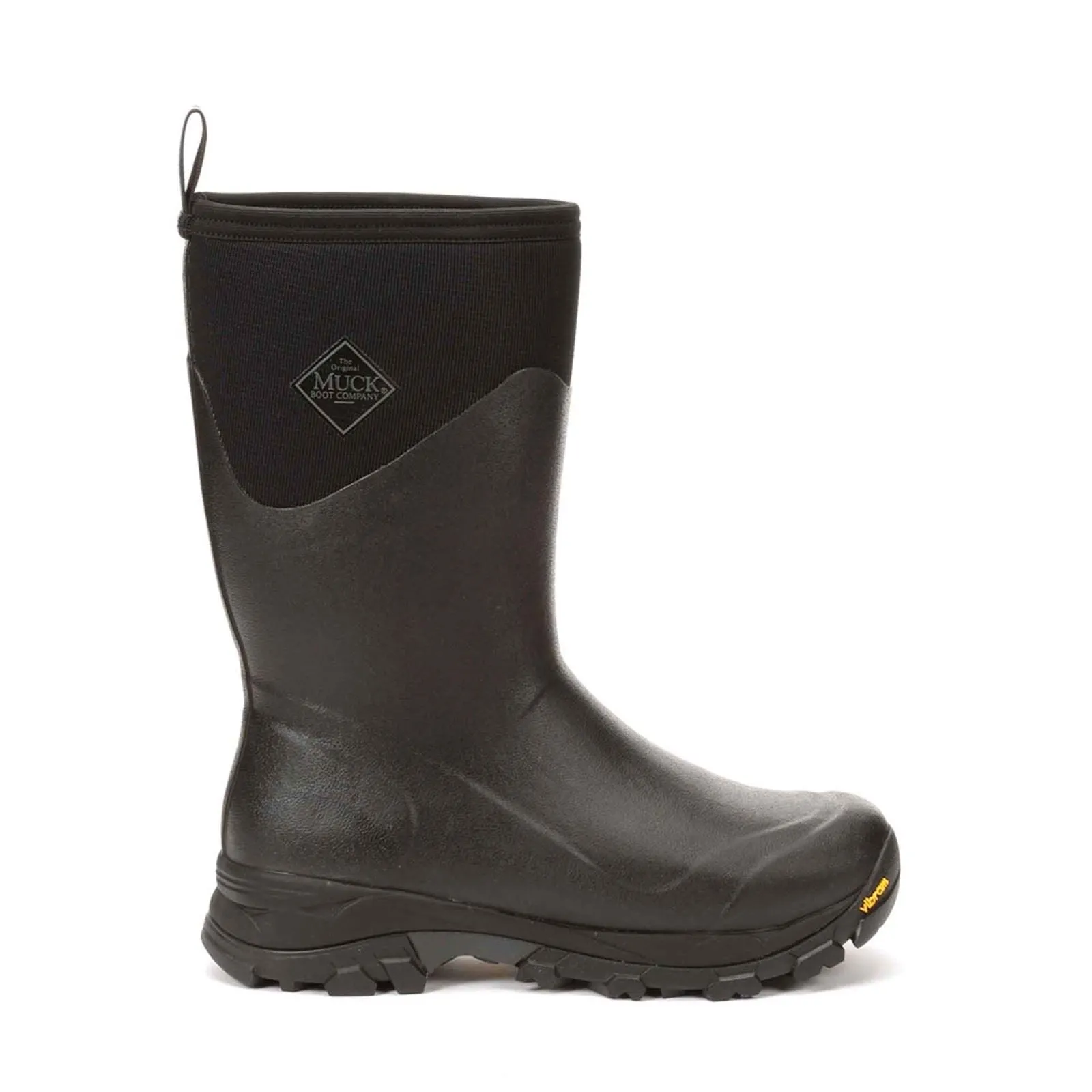 Muck Boots Arctic Ice Mid AGAT Rubber Black Wellington Boots