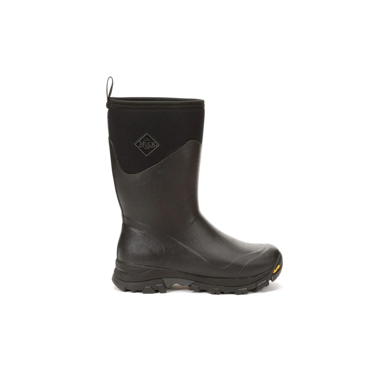 Muck Boots Arctic Ice Mid AGAT Rubber Black Wellington Boots