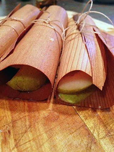 ON SALE NOW: Best Cedar Grilling Wraps for Grill or Oven, Grilling Papers cook Salmon, Chicken, Vegetables, Fish and Meats Perfectly Moist, Twine and Recipe download included.