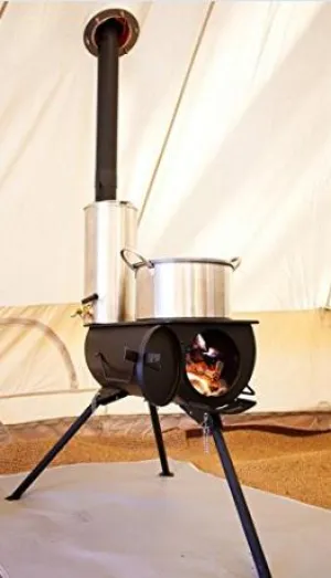 Outdoor Camping Wood Fire Stove Foldable Portable Stove for Luxury Tent Glamping Tent