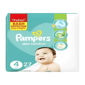 PAMPERS PANTS SKIN COMFORT MAXI 4 - 27 DIAPERS