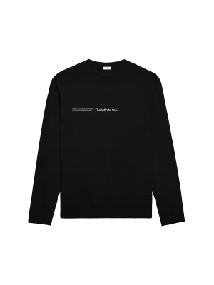 PANGAIA LAB Infinited Fiber Long Sleeve T-shirt—black