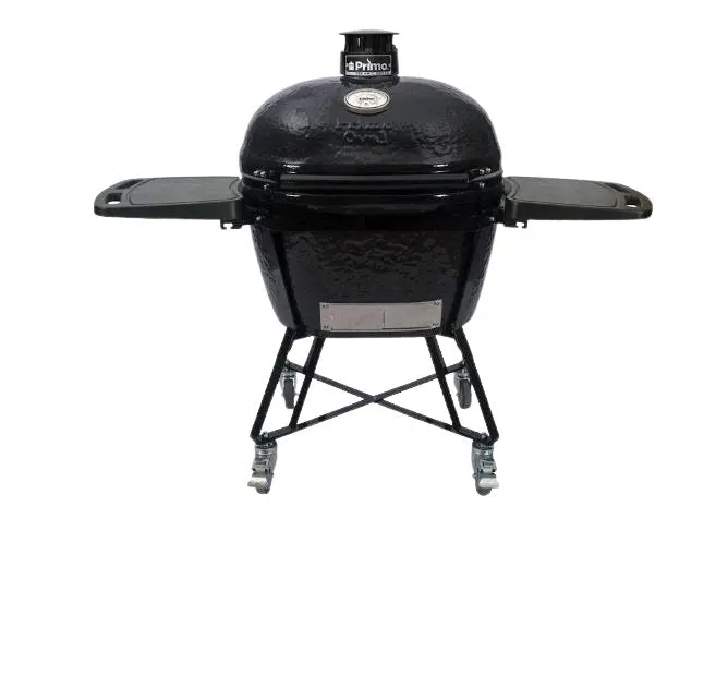 Primo Grills:  Oval Large Charcoal All-In-One (Heavy-Duty Stand, Side Shelves, Ash Tool and Grate Lifter)